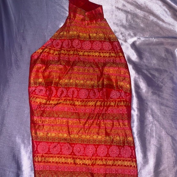 Jessica McClintock Gunne Sax millenium 2000 laced back top - Picture 3 of 3